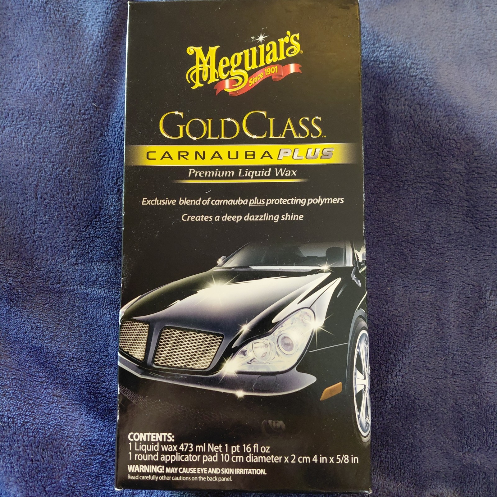 Meguiars Gold Class Carnauba Plus Premium Liquid Wax #G7016 New