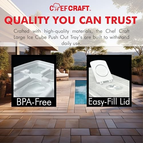 Chef Craft Ice Cube Tray with Lid