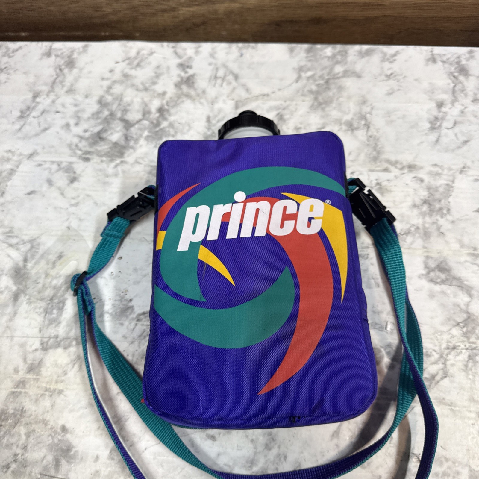 Vintage Prince 80 oz Tennis Water Bottle Cooler Canteen Sport System 90s Frat