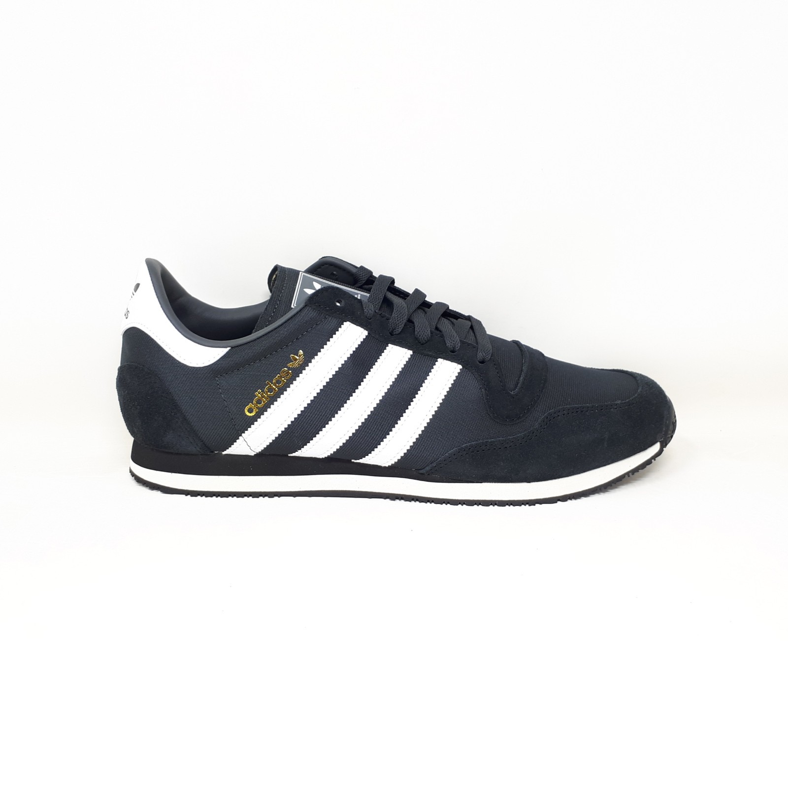 Adidas Galaxy OG Originals JR6214 Carbon Black White Running Shoe Sneaker Mens
