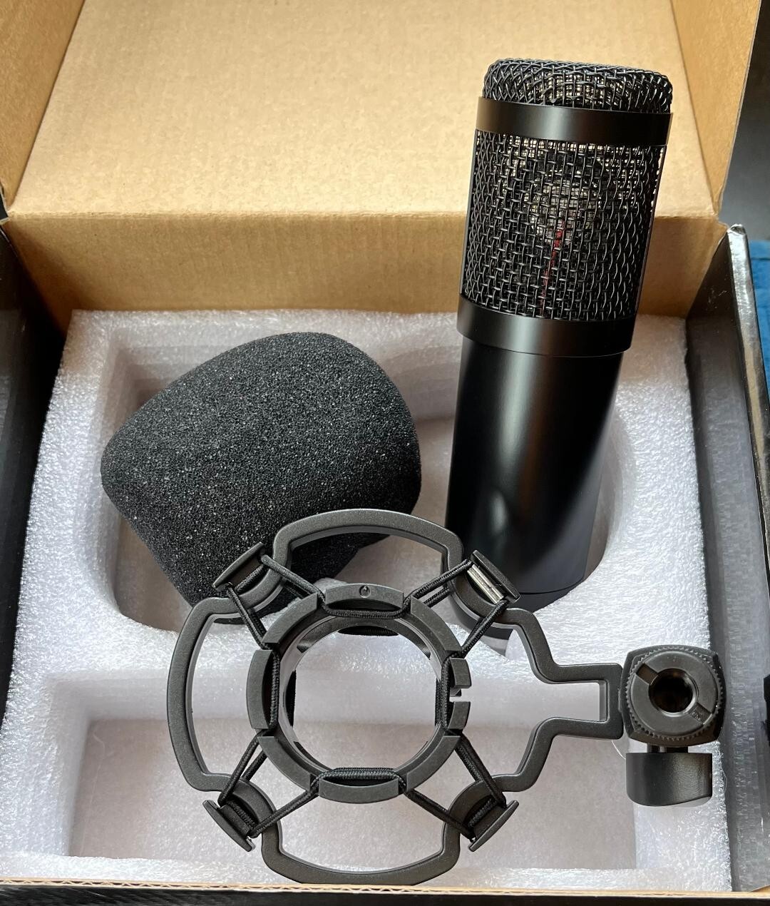 W2ENY Studio Desk Microphone w/ Foot Switch for Icom 7300 7610 7700 7800 756 746