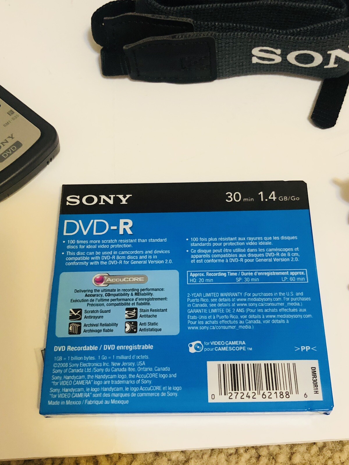 Sony HandyCam DCR-DVD UN TESTED