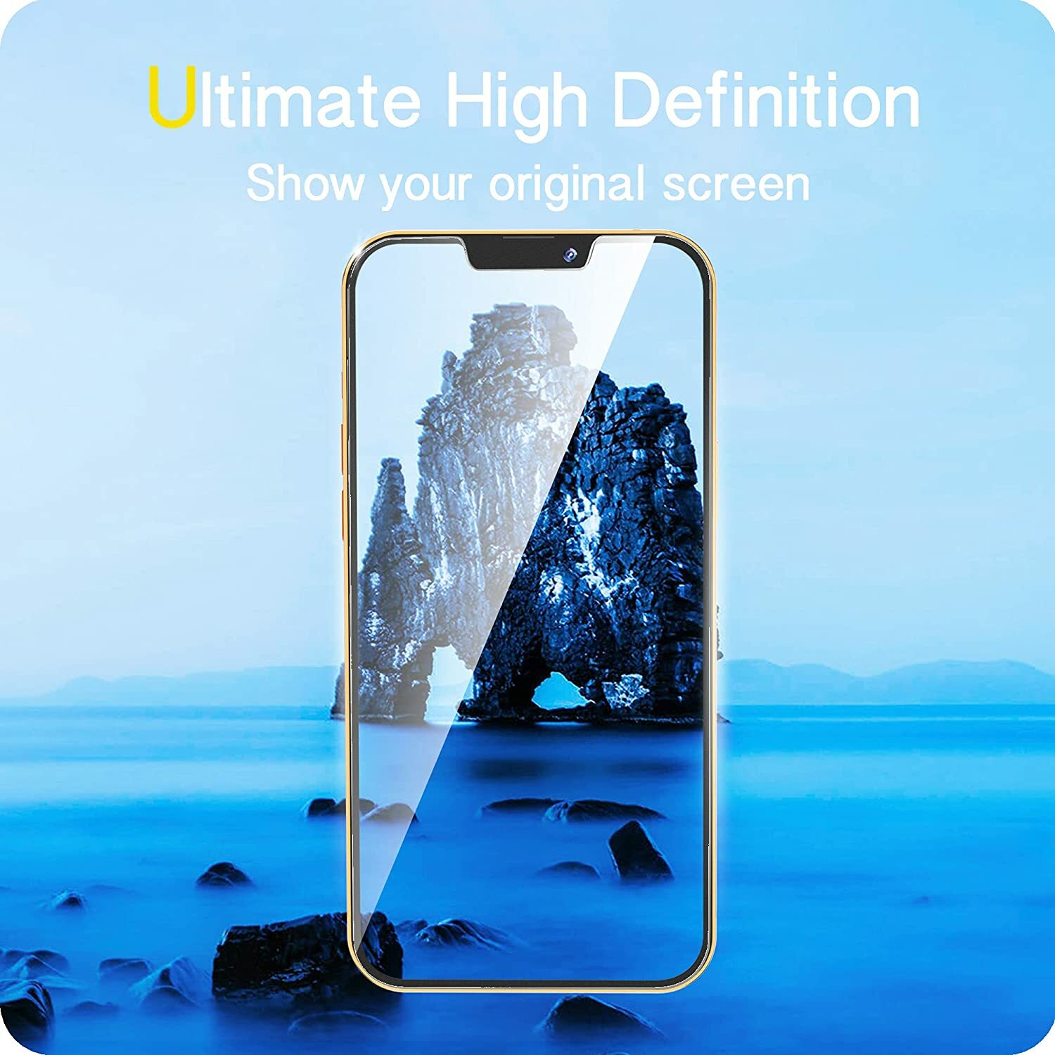 4-Pack For iPhone 13 Pro Max 13 Pro Premium HD Tempered Glass Screen Protector