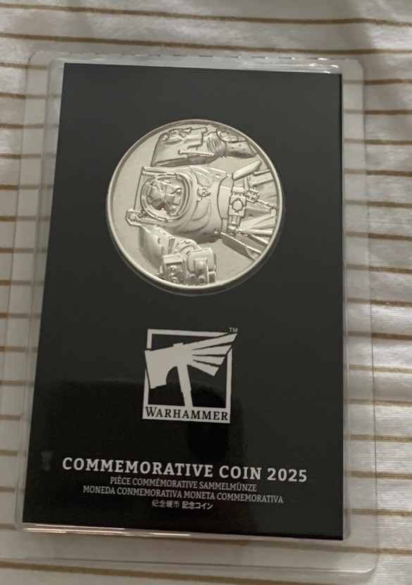 Warhammer Commemorative Coin 2025 (NEW, SEALED)