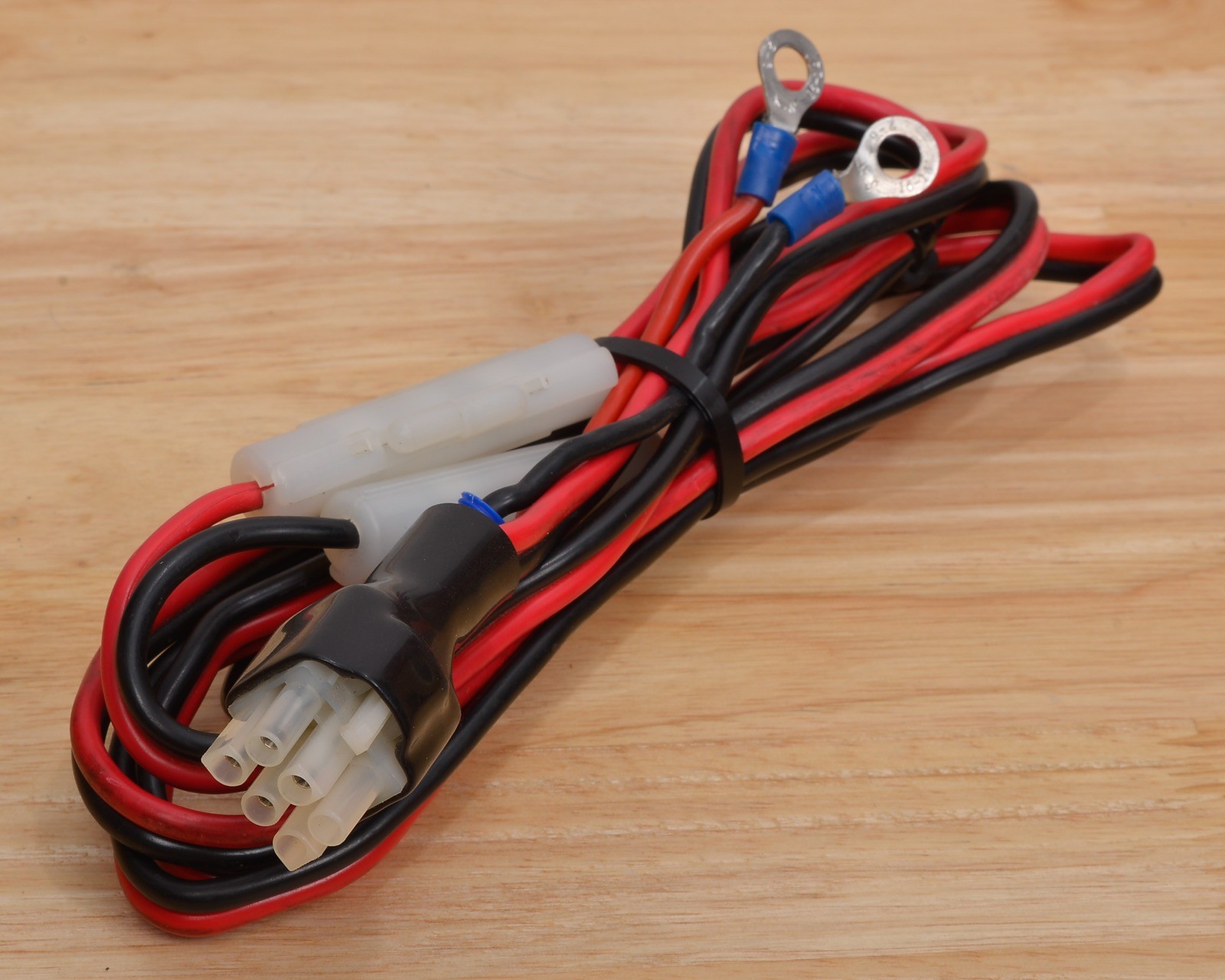 HEAVY DUTY 13.8 VOLT DC POWER CORD DOUBLE FUSED KENWOOD ICOM YAESU LOT626