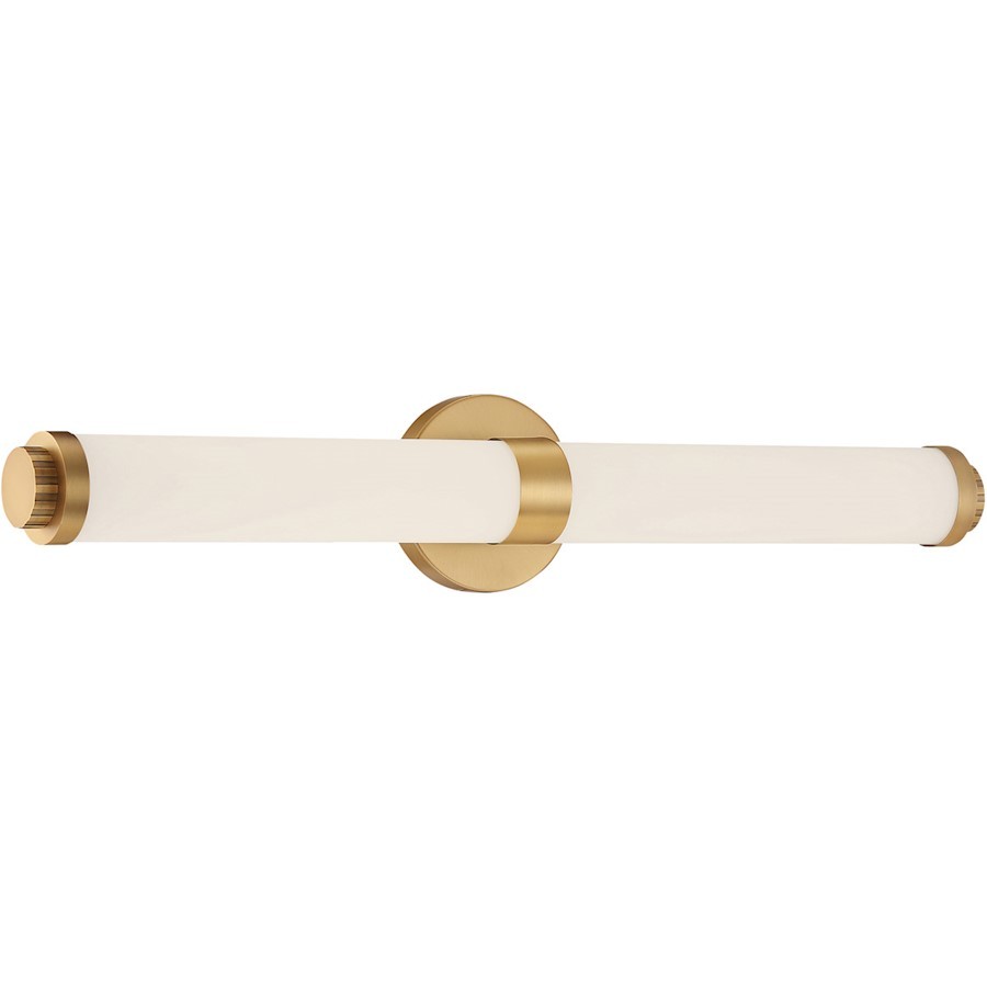 Access Lighting Aqua 25" Vanity, Brushed Gold Opal Glass - 62531LEDD-BG-OPL