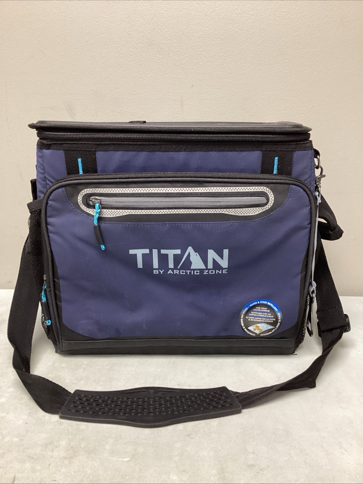 Titan Deep Freeze® 40 Can Collapsible Cooler in Navy Blue
