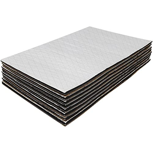 16 sqft Sound Deadener for Car, 10mm Thick Sound 394 mil 1-16 sqft (15 pcs)