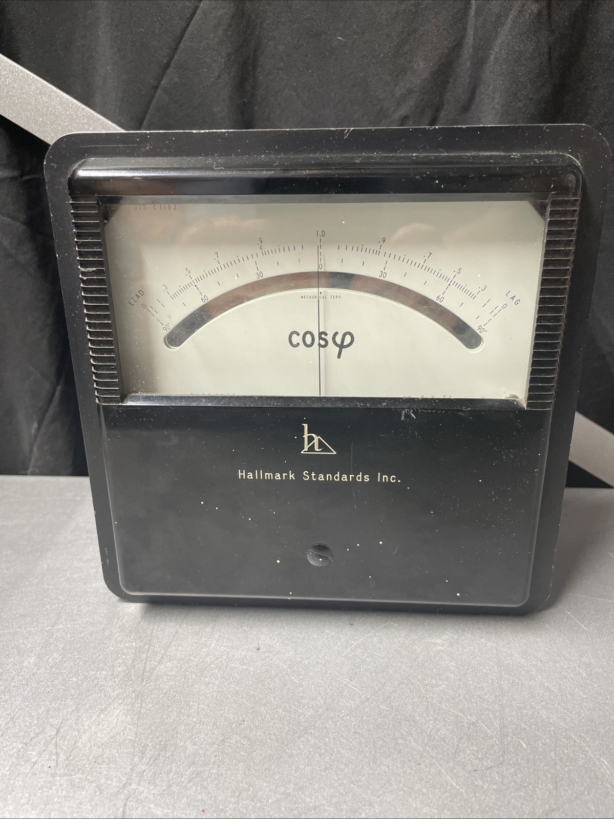 VINTAGE Hallmark Standards Inc Power factor (cos φ ) Meter ~ Untested