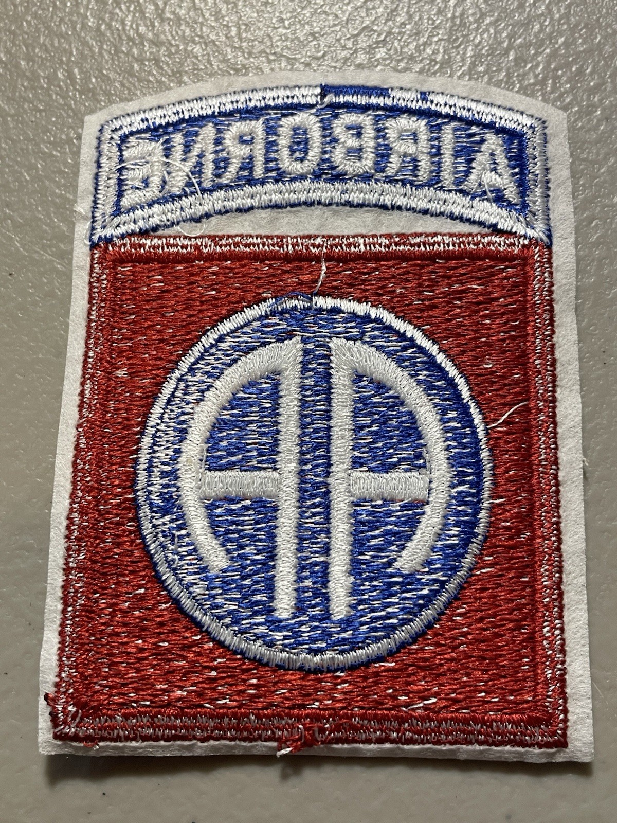 Authentic 82nd Airborne Division Patch C/E Manuf. A-B Emblem A-35 HM #093025-1