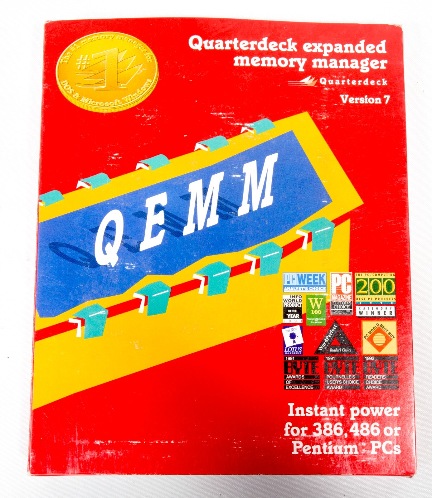 Vintage Quarterdeck QEMM version 7 documentation only ST533B20