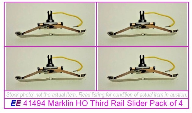 NEW 41494 Märklin  AC Slider for various Cars and Locos Pack of 4; Hack for 7164
