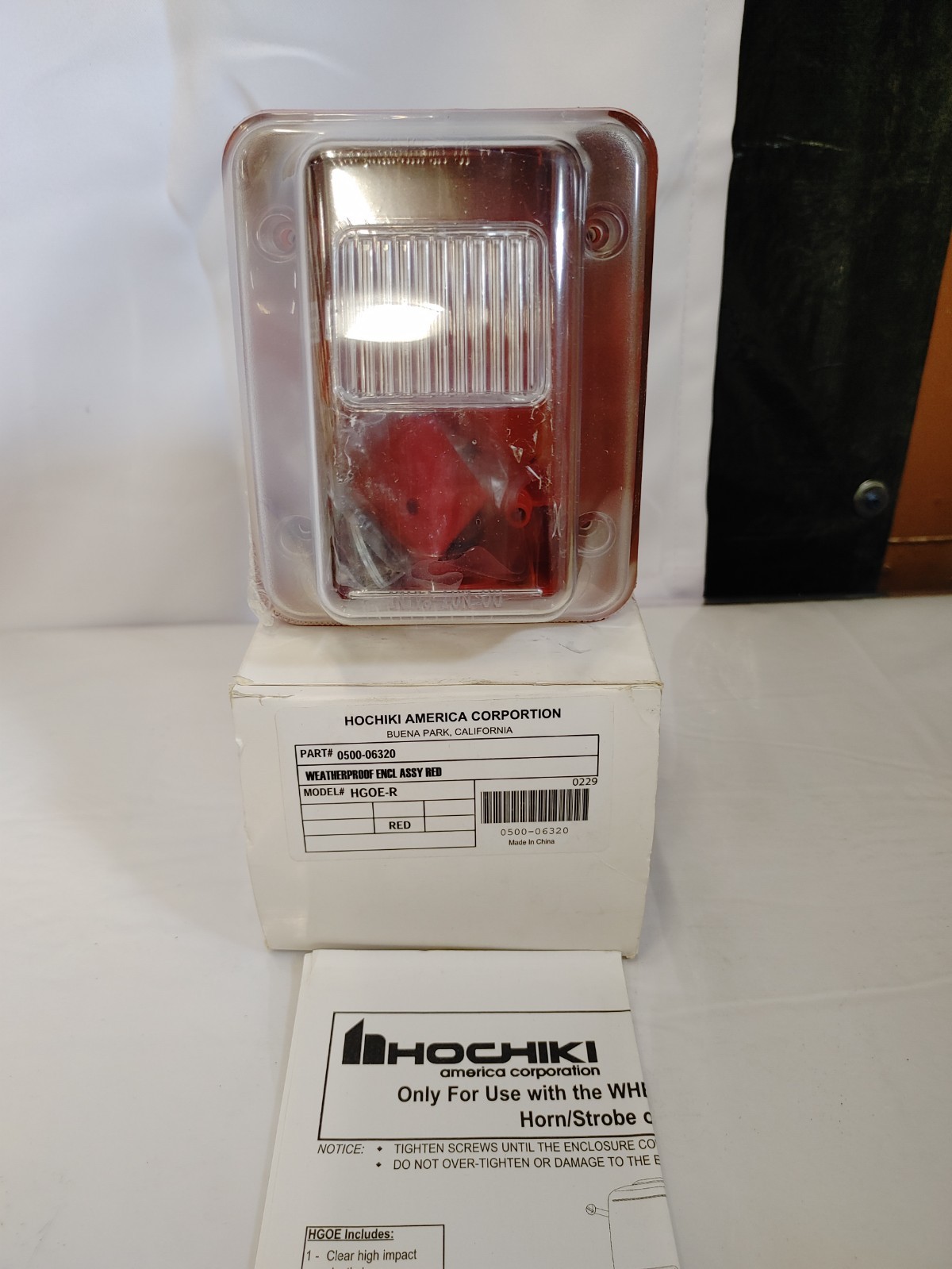 HOCHIKI 0500-06320 SURFACE BACK BOX HGOE-R