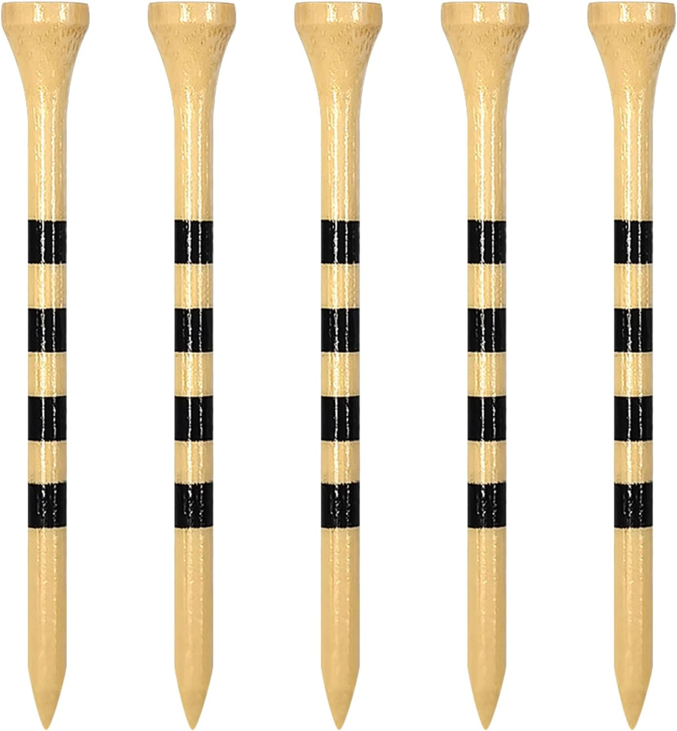 Wooden Golf Tees, 2-3/4" 3-1/4" Long Tees Golf 100 Count