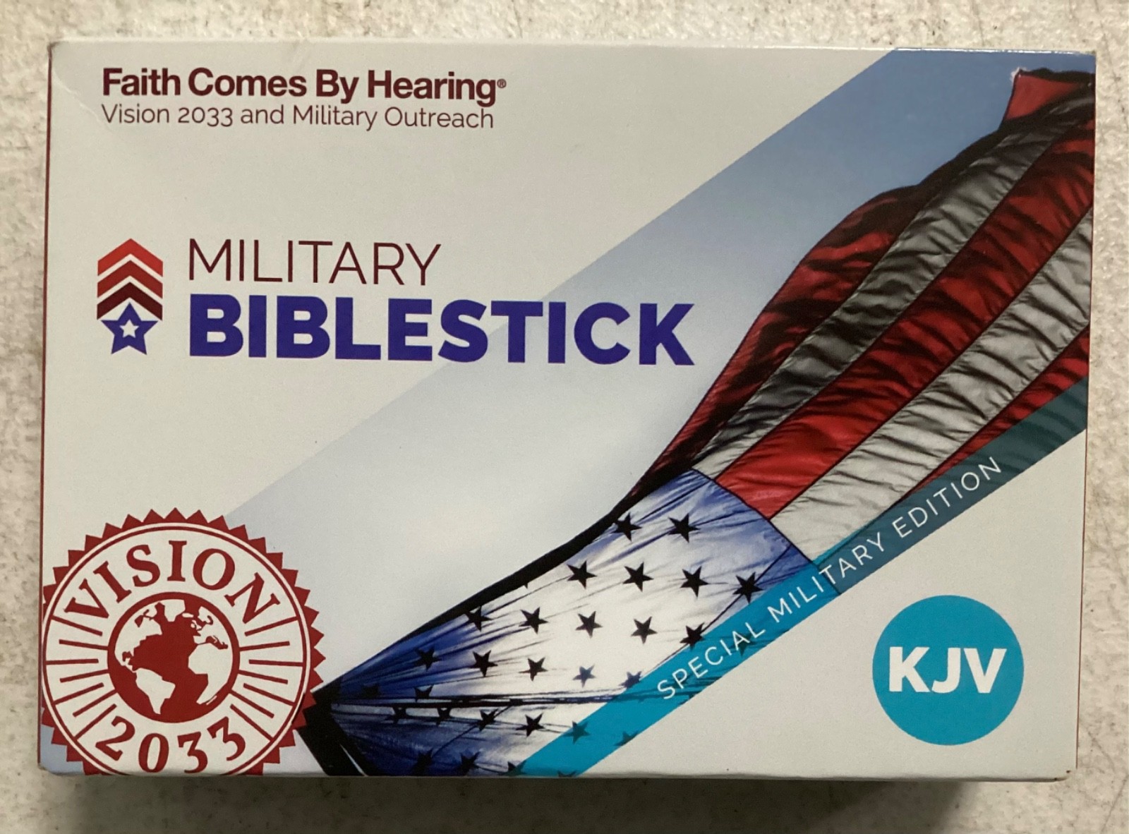 Military Bible Stick KJV MP3 Audio Ear Buds
