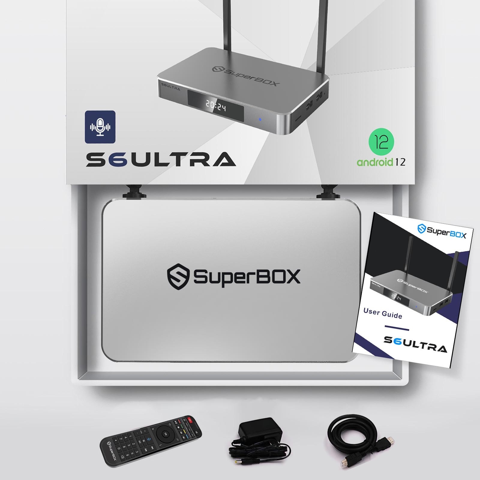SuperBox S6 Ultra Streaming Media Player - Authorized Distributor -Ship Same Day