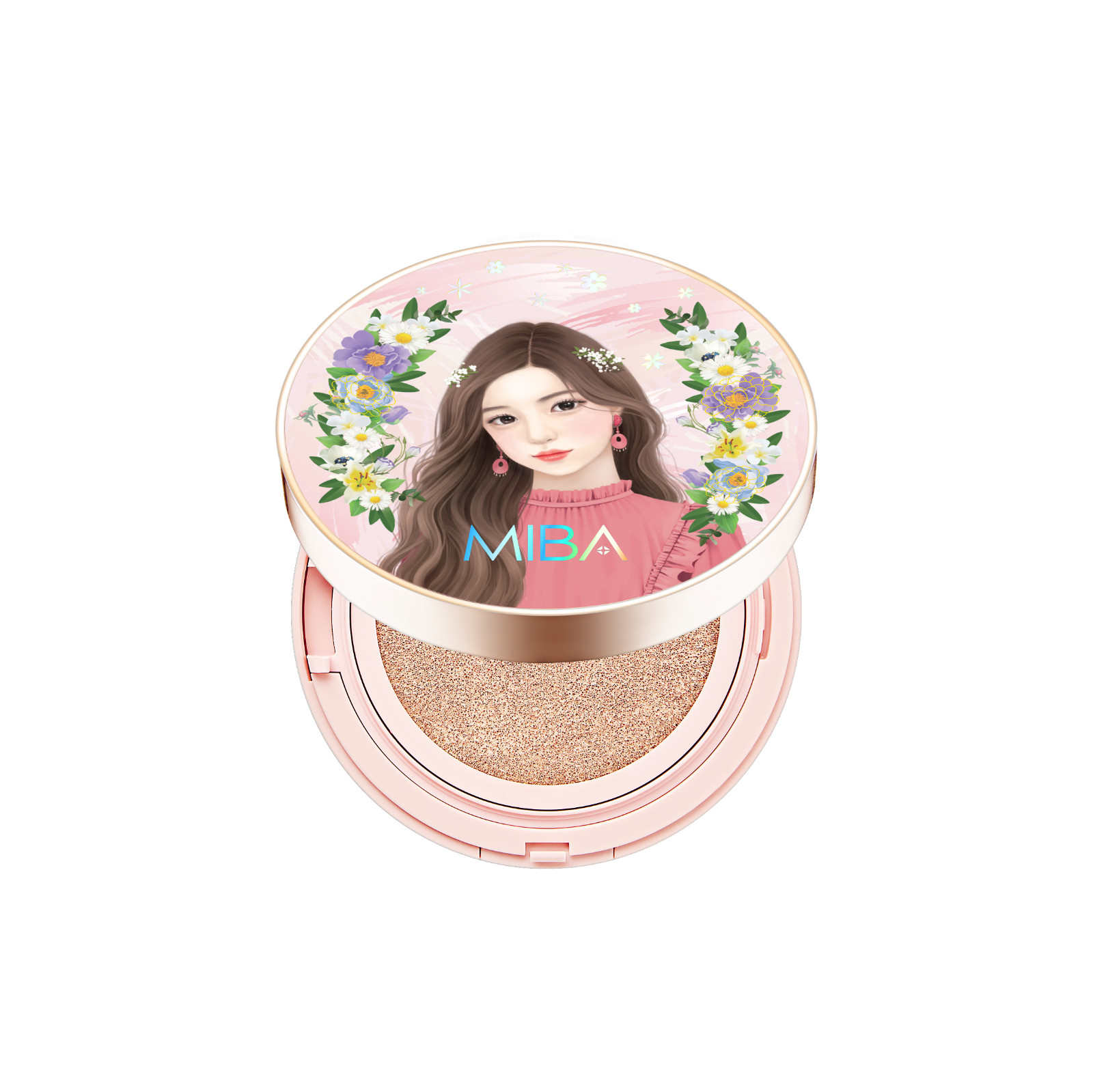 MIBA Ion Calcium Foundation Double Cushion RX 25 g / 0.88 oz Big Cushion GENUINE