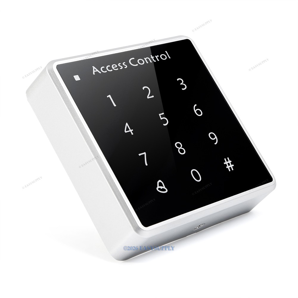 WG26 RFID Access Control Unit Touch Keypad Card Reader With 10 Key Fobs Passcode