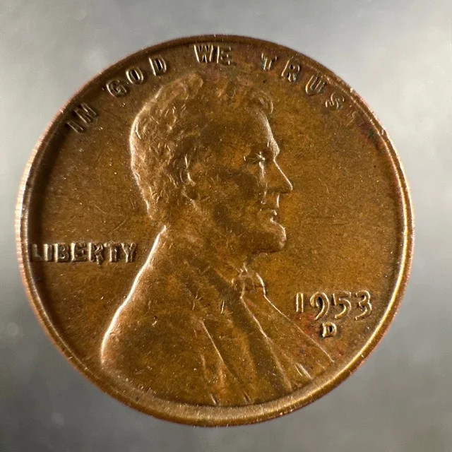 1953 D Lincoln Wheat Cent Lightly Circulated