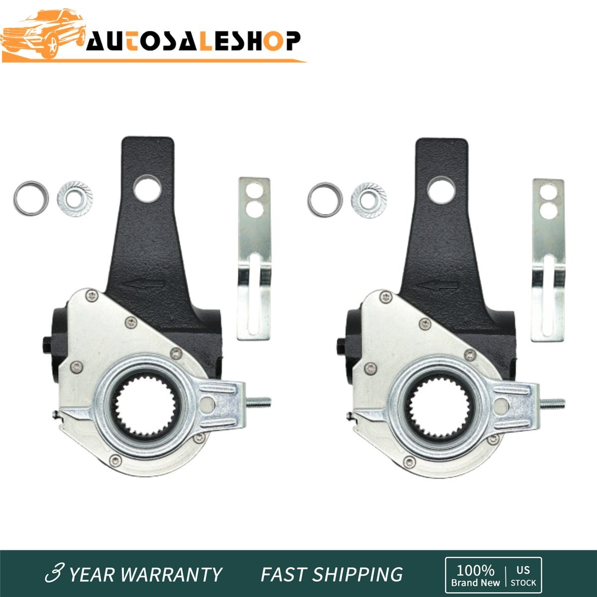2* Automatic Slack Adjuster 28 Spline Teeth, 5.5" Arm Length 40010011, 135.2834