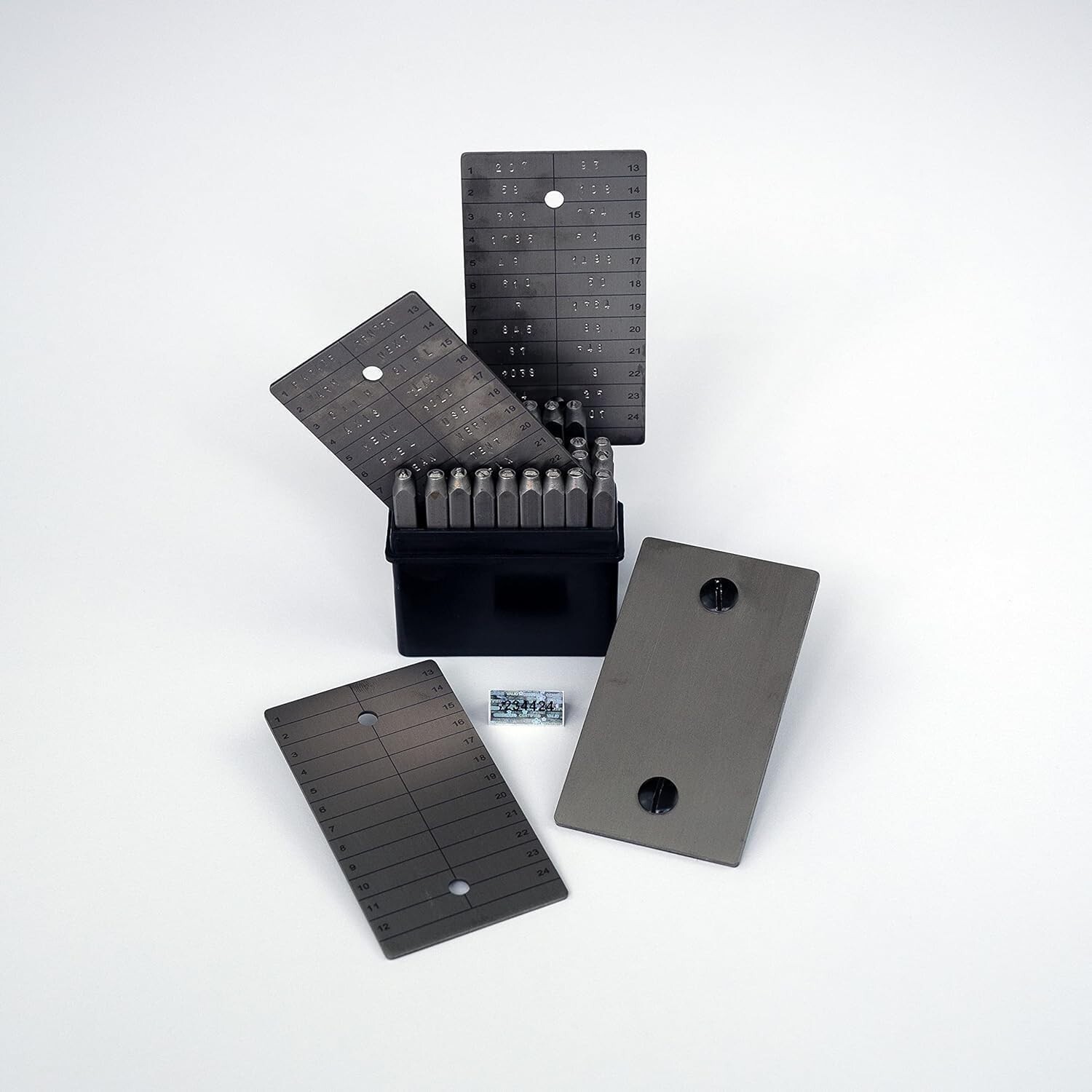 Comprehensive Seed Storage Solution: 2 Titanium Plates with Punch Set Included