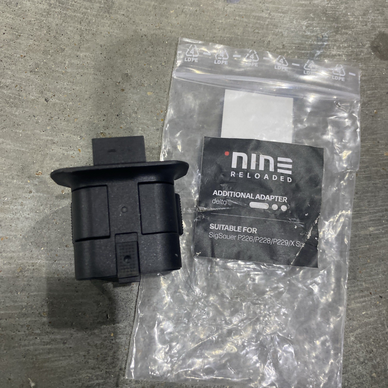 Nine Reloaded Delta Adapter - Mag Loader Black SigSauer P226/P228/P229