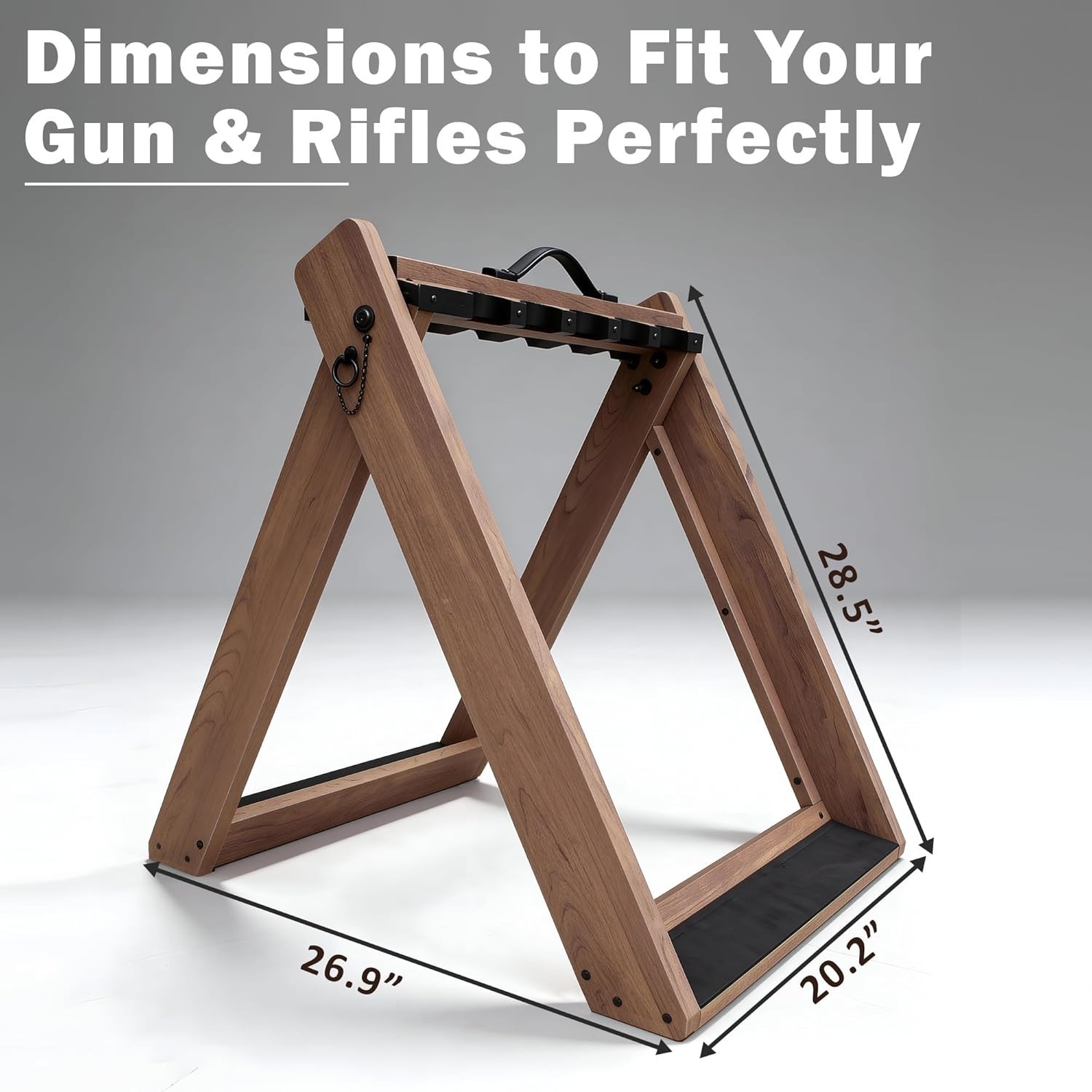Portable Folding 10 Gun Storage Rack Folding Easy to Assembly Gun Rack Stand US