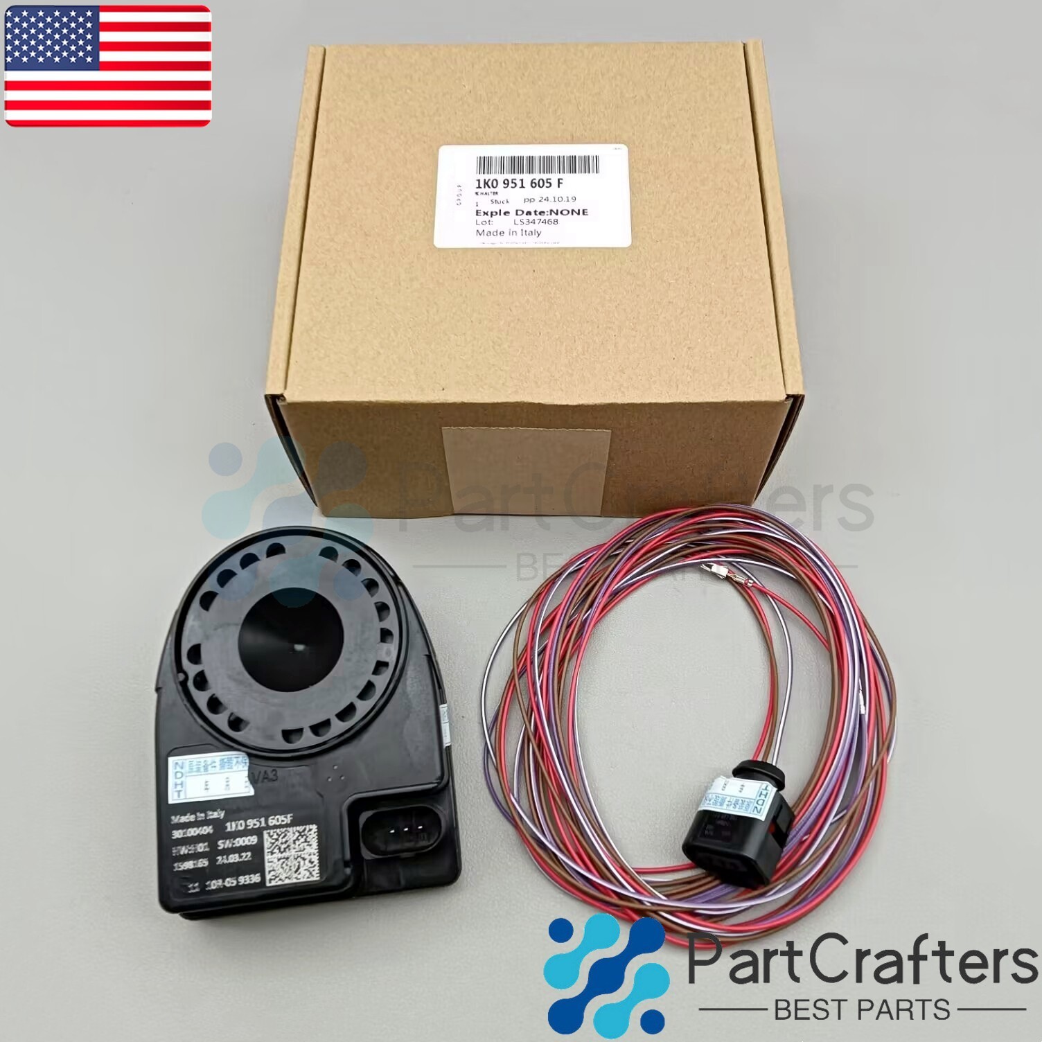 Fits 2010-2016 Porsche Panamera AWD Anti Theft Alarm Horn Siren 1K0951605F