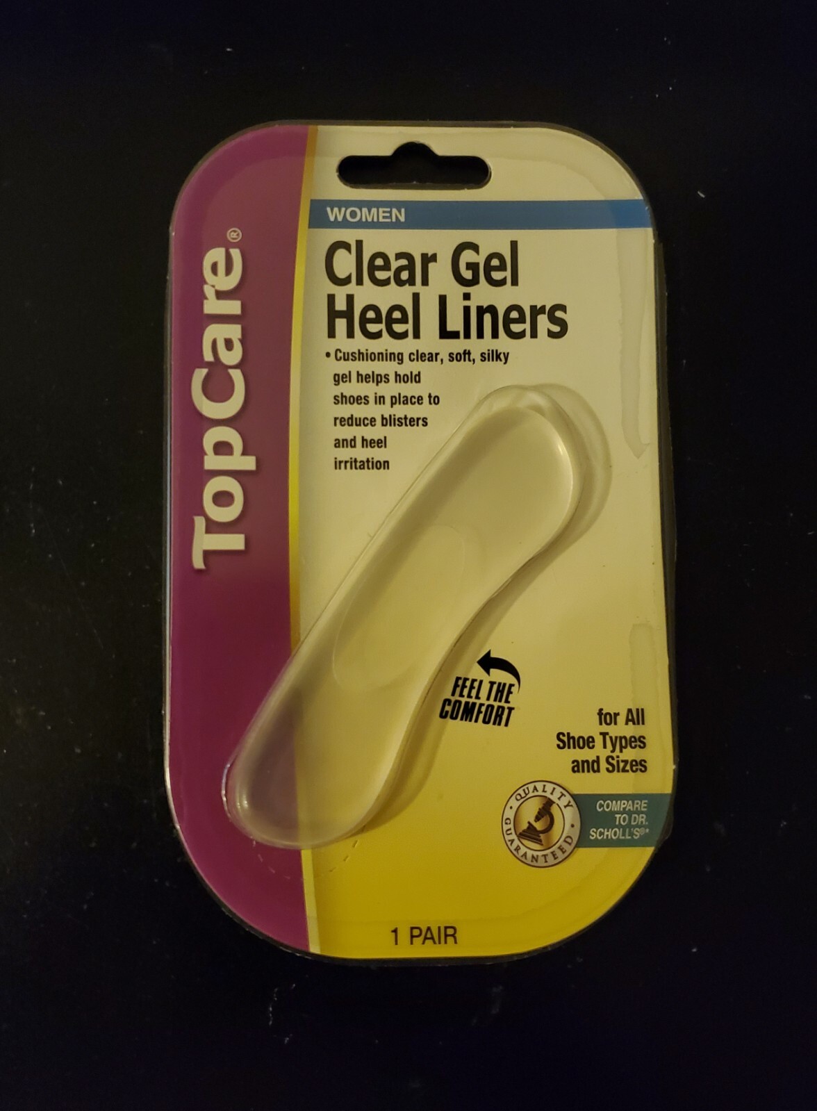 TopCare Clear Gel Heel Liners
