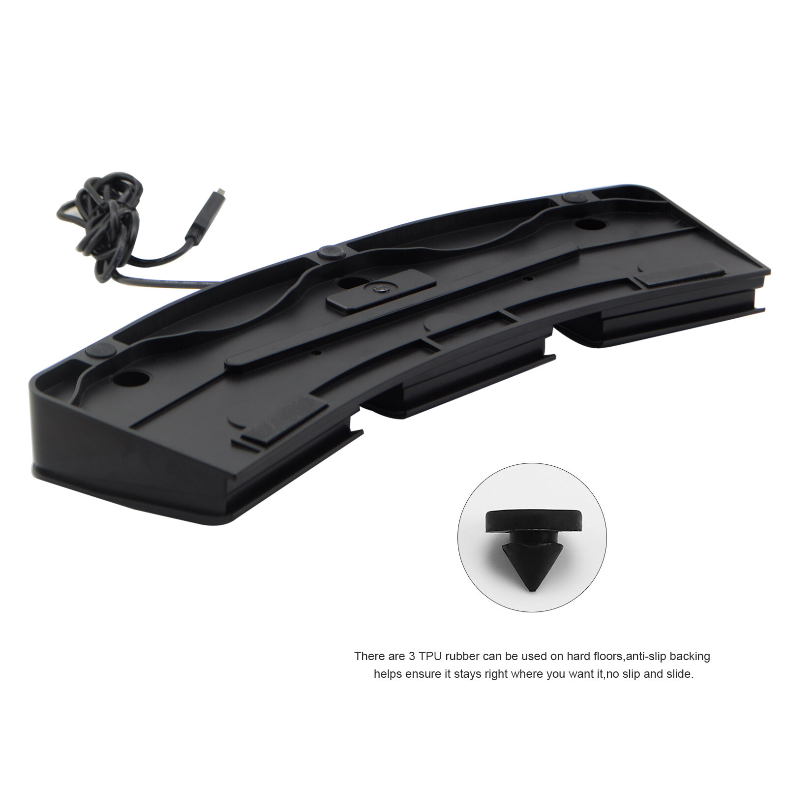 Triple USB Foot Pedal Gaming Control Programmable MIDI Macro Command Action HID