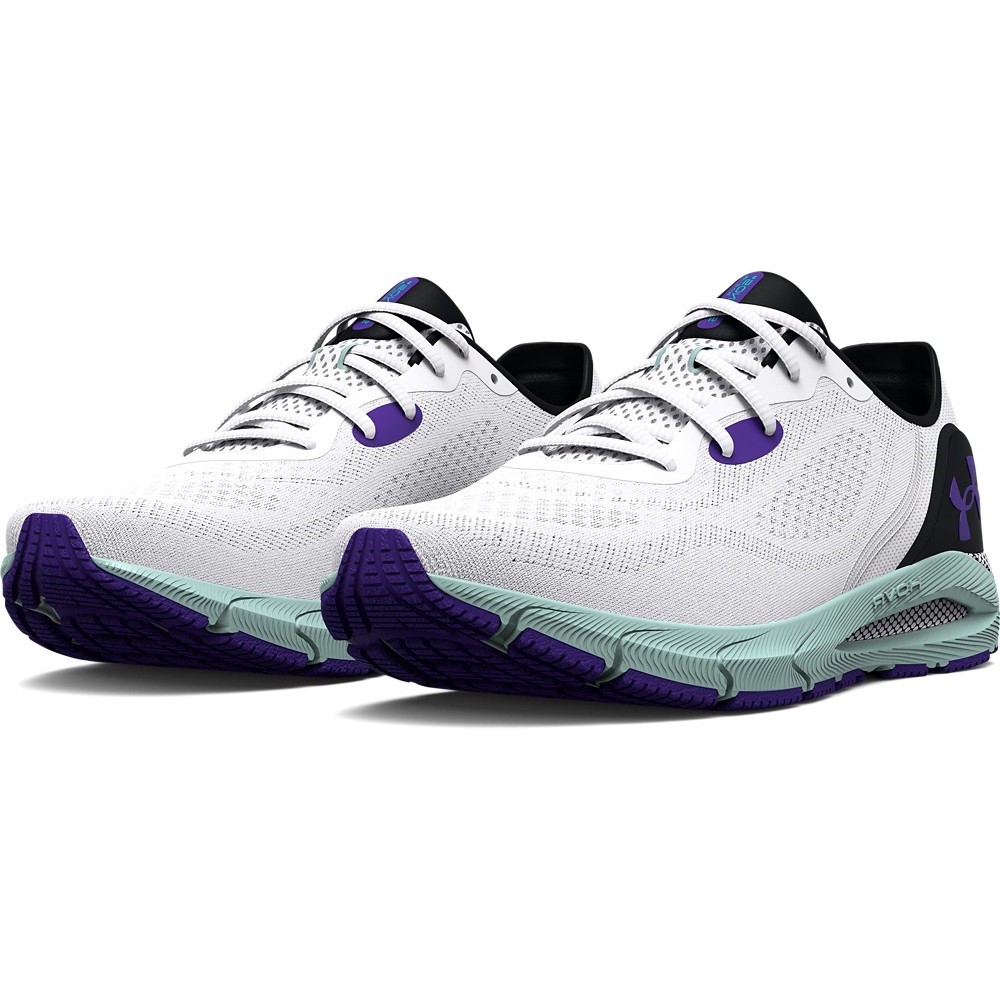 Under Armour 3024906 Women's UA HOVR Sonic 5 Running Shoes, White, Size 10.5