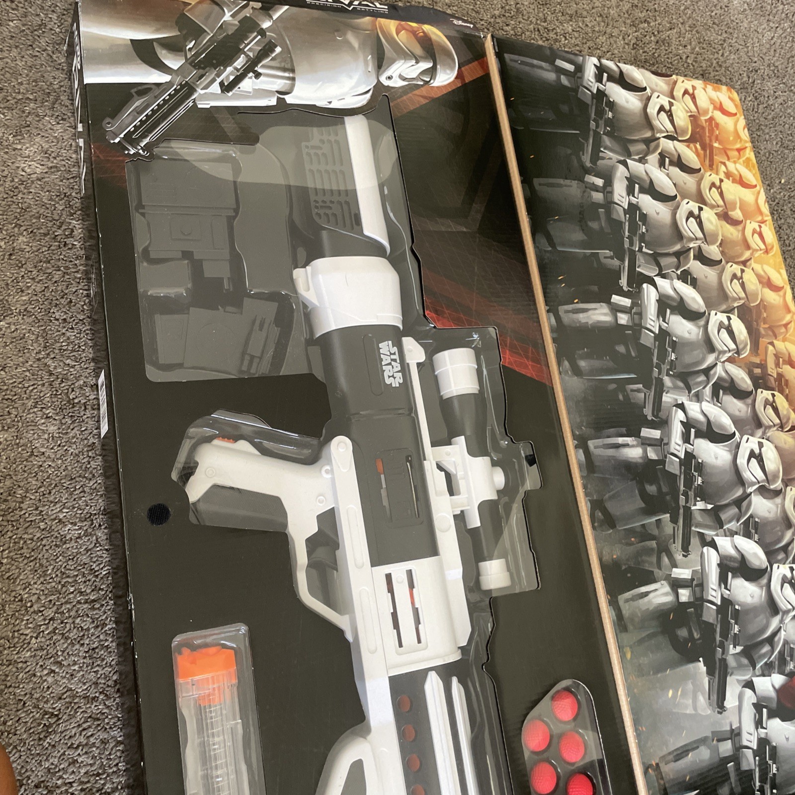 NERF RIVAL STAR WARS First Order Stormtrooper Blaster Gun In Display Box