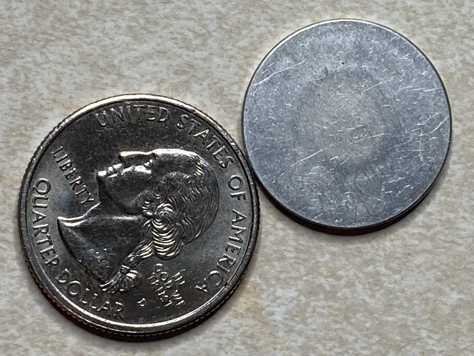 T9152 One Pint Pasteurized or Raw Milk, Unknown Anillo Restrike Arcade Token