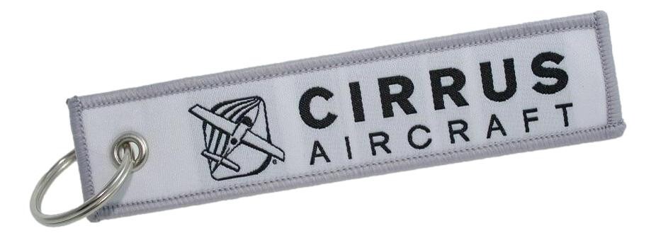 Cirrus Aircraft Logo Keychain for Pilots, Owners