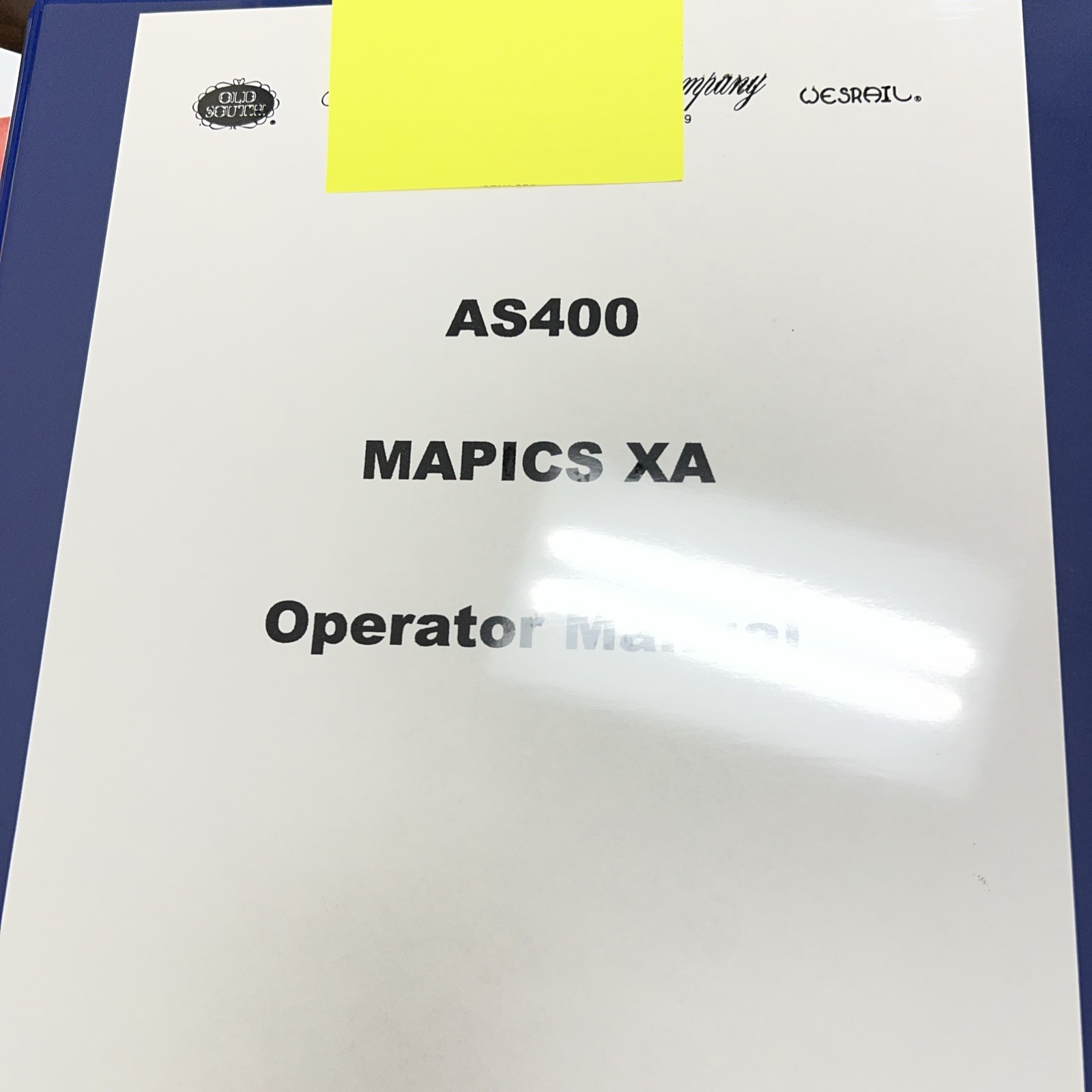 IBM AS/400 Mapics XA Operators Manual Set (6) Binders Manufacturing ERP Document