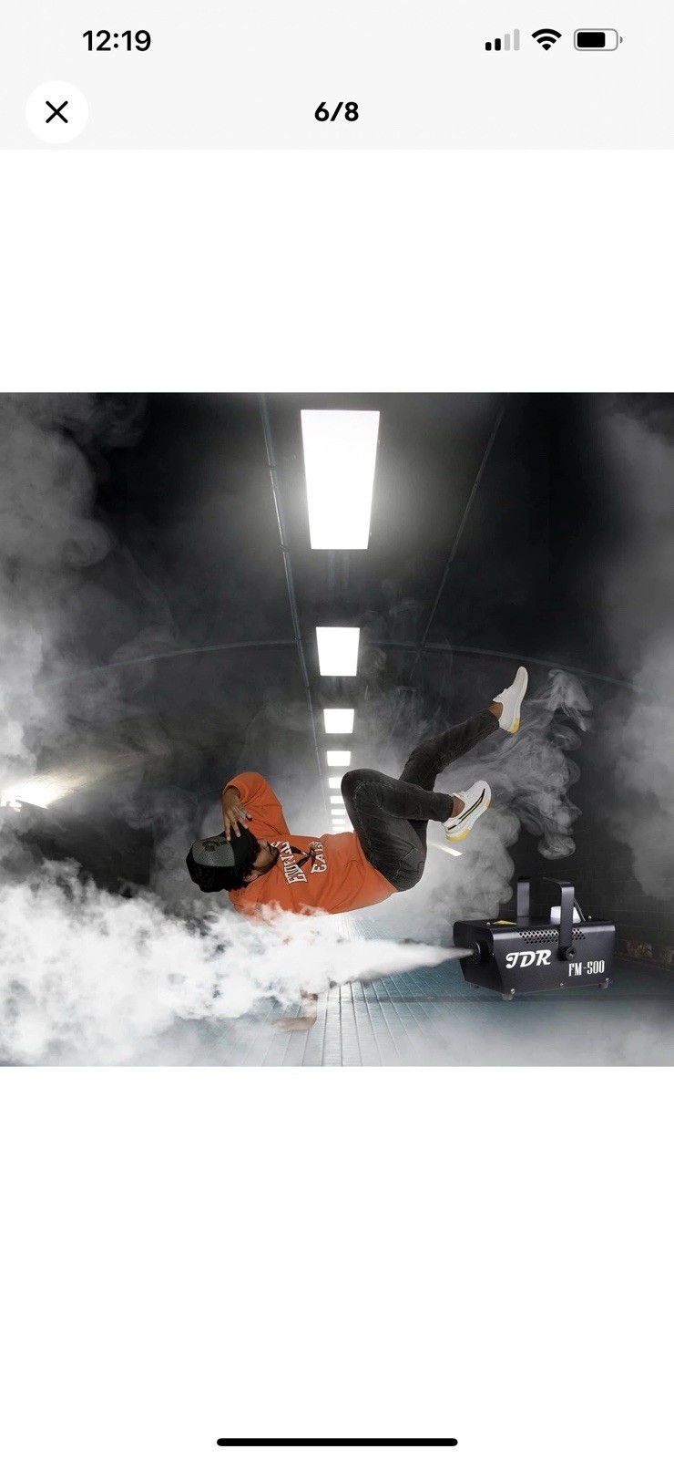 Fog Machine JDR Mini 500W Smoke Machine with Auto Mode and Wireless Remote Co...