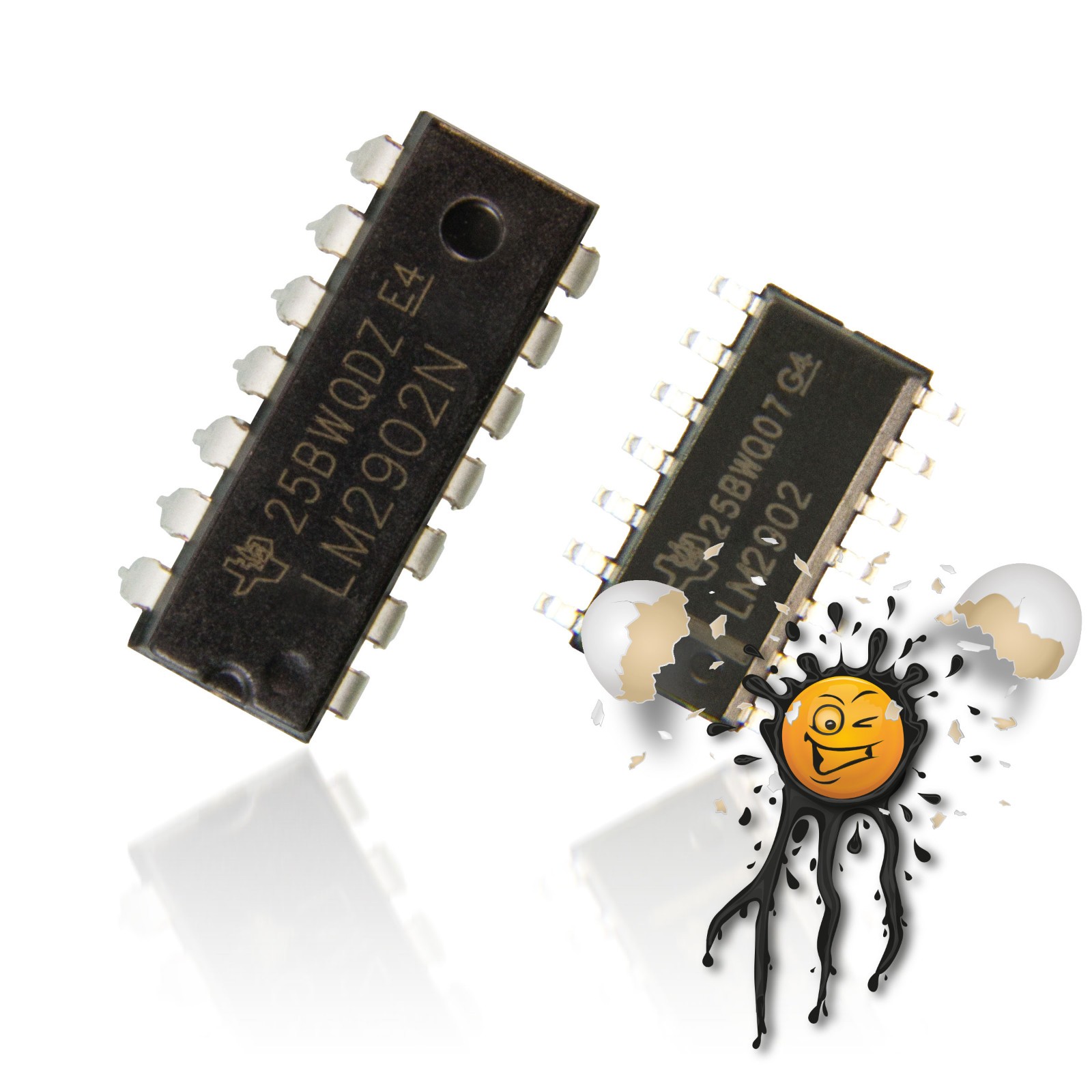2 x LM2902 operational amplifier LM2902N quad operational amplifier DIP-14 SOP-14