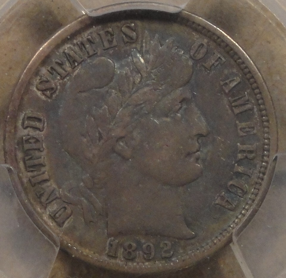 1892 Barber Dime 10c PCGS Certified XF40