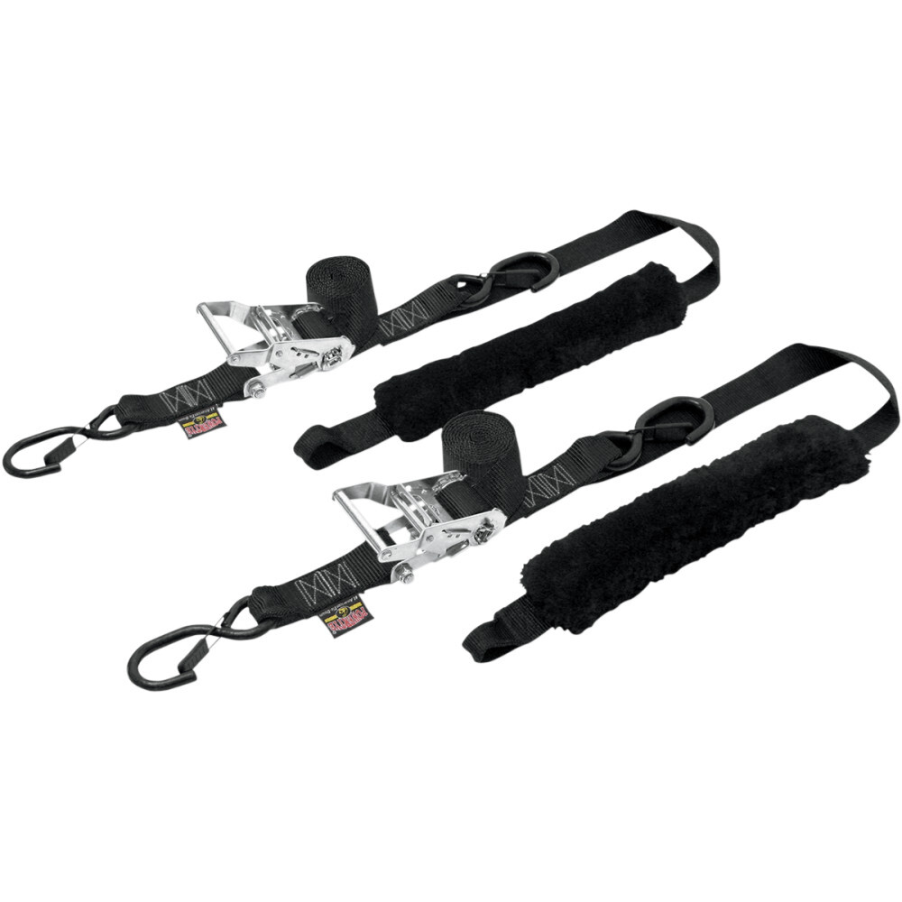 Powertye Mfg Ratchet Tie-Down - Black - Sheepskin | 30622-S