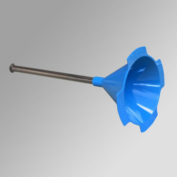 11021 FORSTER POWDER FUNNEL WITH LONG DROP TUBE - NEW - FREE USA SHIP!