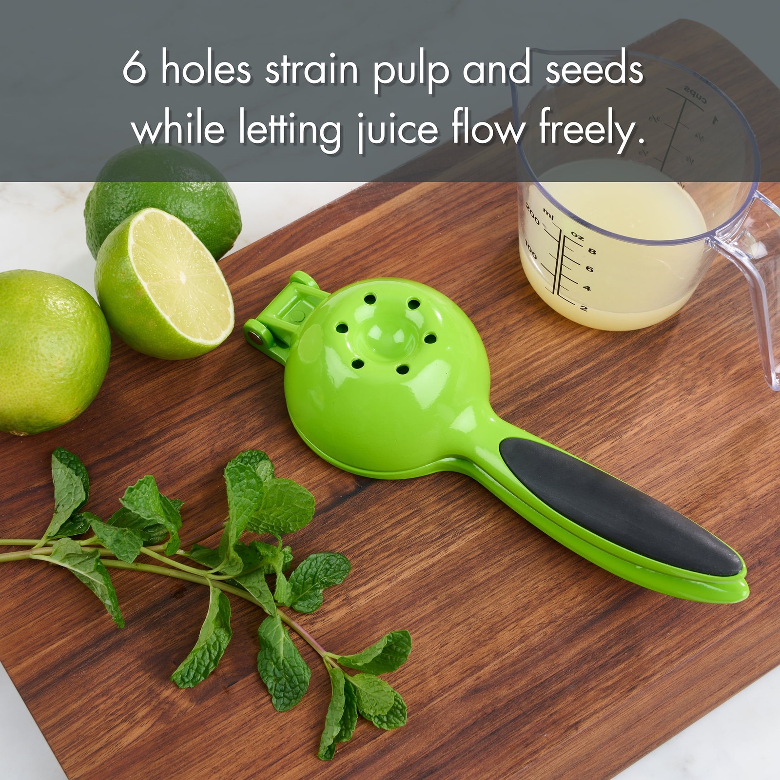 Heavy Duty Diecast Lime Green Manual Juicer and Squeezer