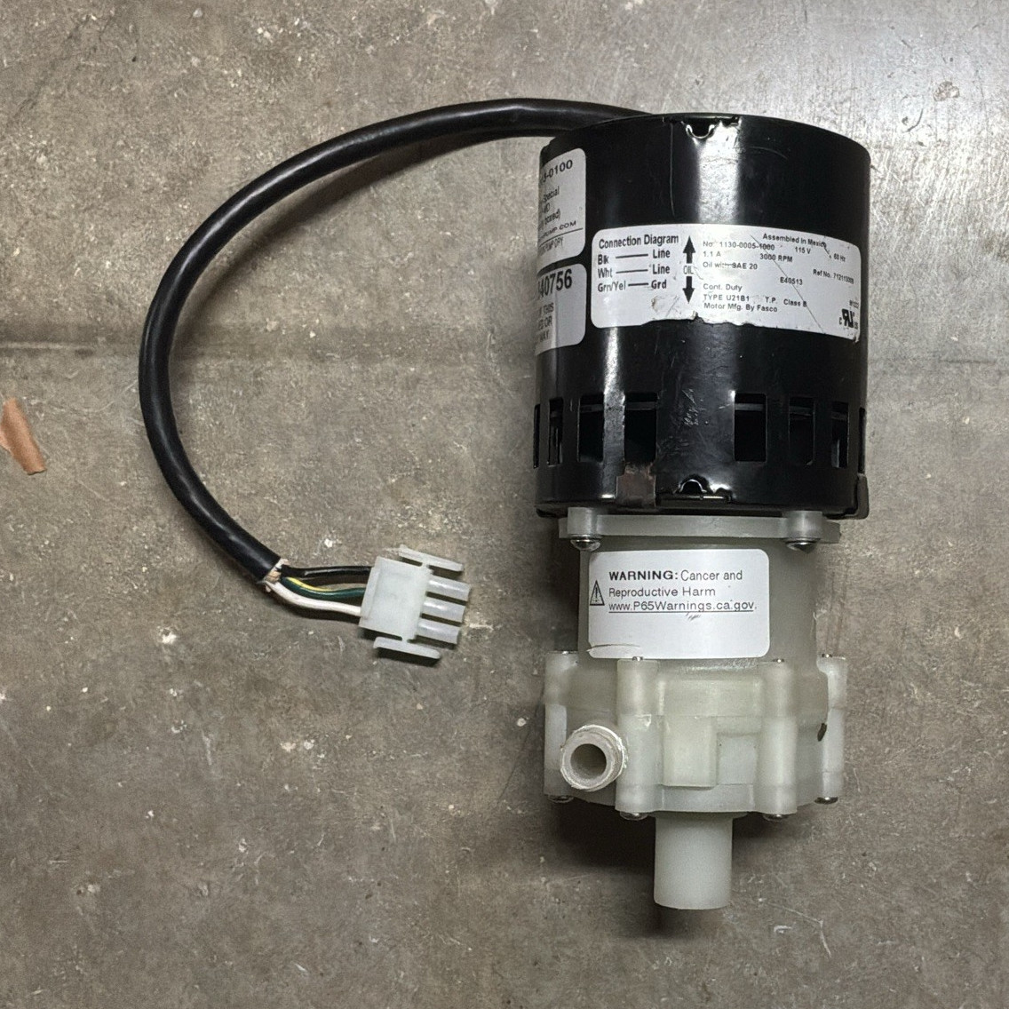 Scotsman’s Drain Pump 12-2503-21-2