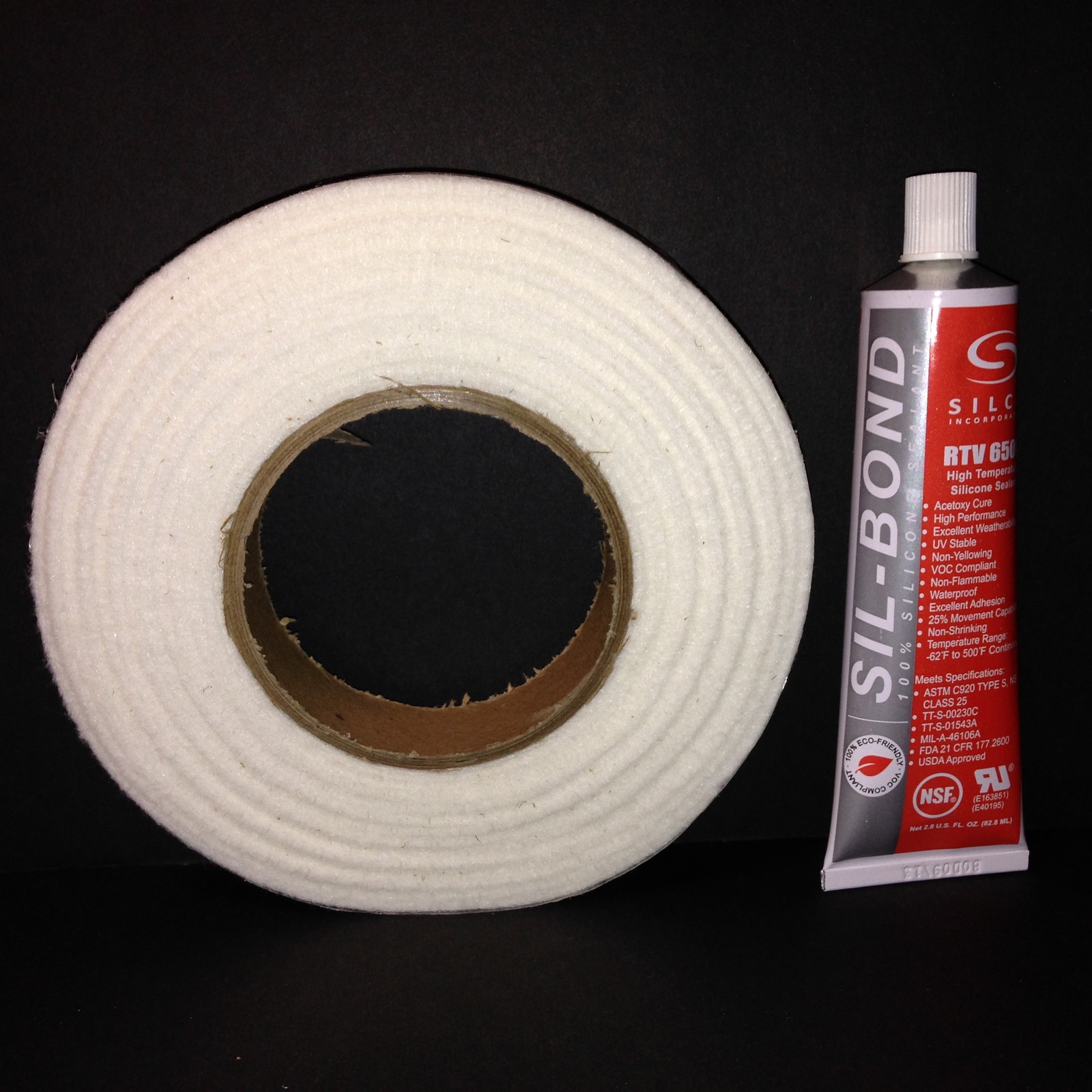 Nomex Gasket Silicon Adhesive RTV High Temp Food Safe Seal BBQ Pit Smoker BGE