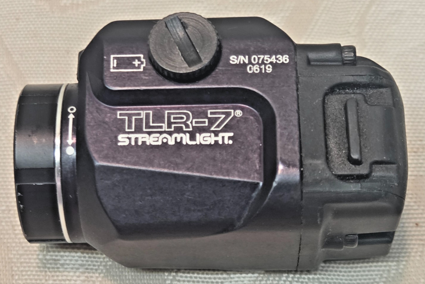 STREAMLIGHT TLR-7 Weapon Mounted Light.  Used In Good Condition. 436