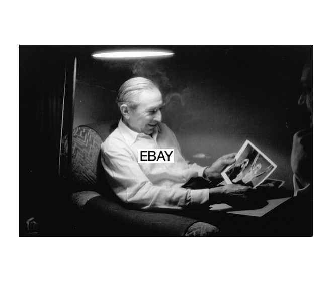 SALE: BELA LUGOSI 1955? CANDID PHOTO FAMOUS MONSTERS F J ACKERMAN MOVIE DRACULA