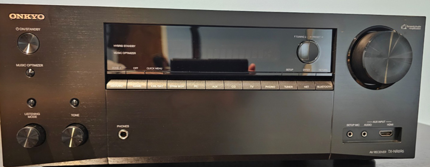 Onkyo TX-NR696 7.2 Channel Smart AV Receiver - BLACK