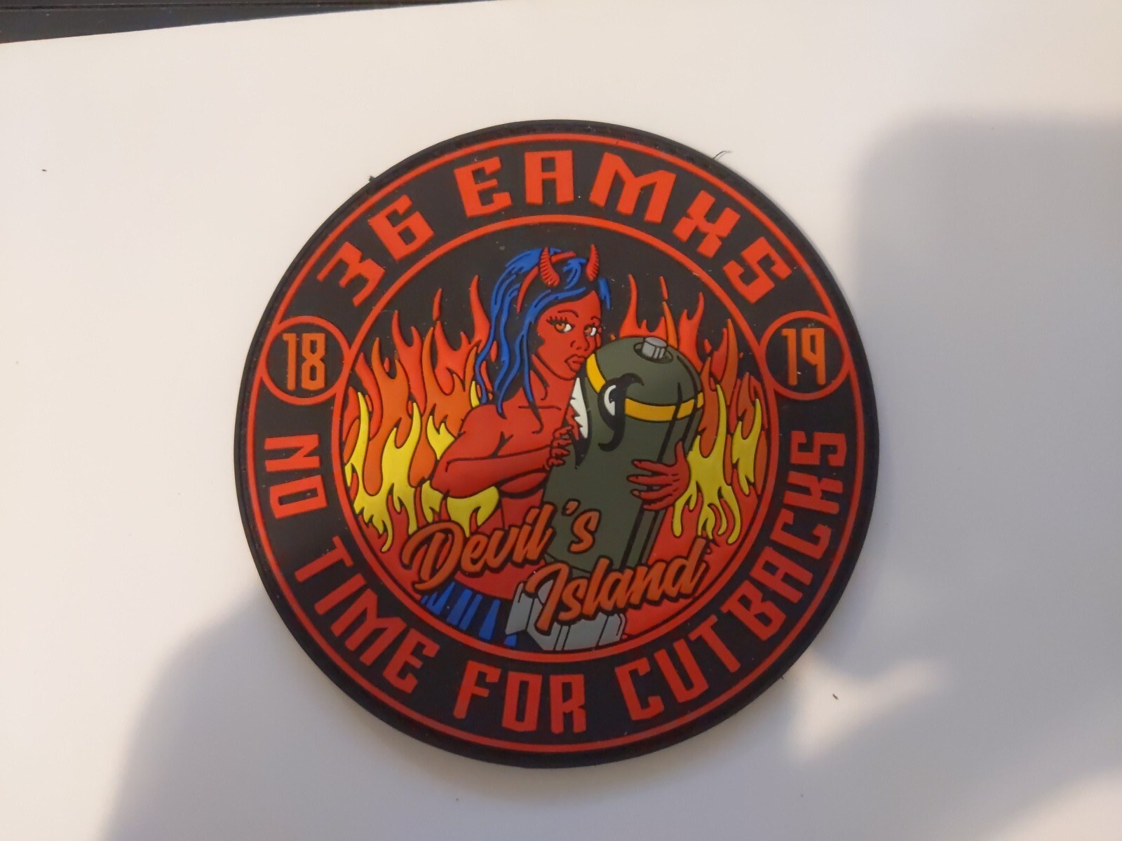 USAF 36th EAMXS Rubber Patch "STICKY BACK"