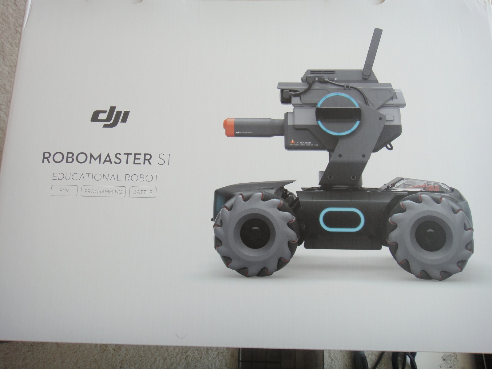 DJI RoboMaster S1 Educational Programmable AI Robot STEM Learning 4WD FPV DIY
