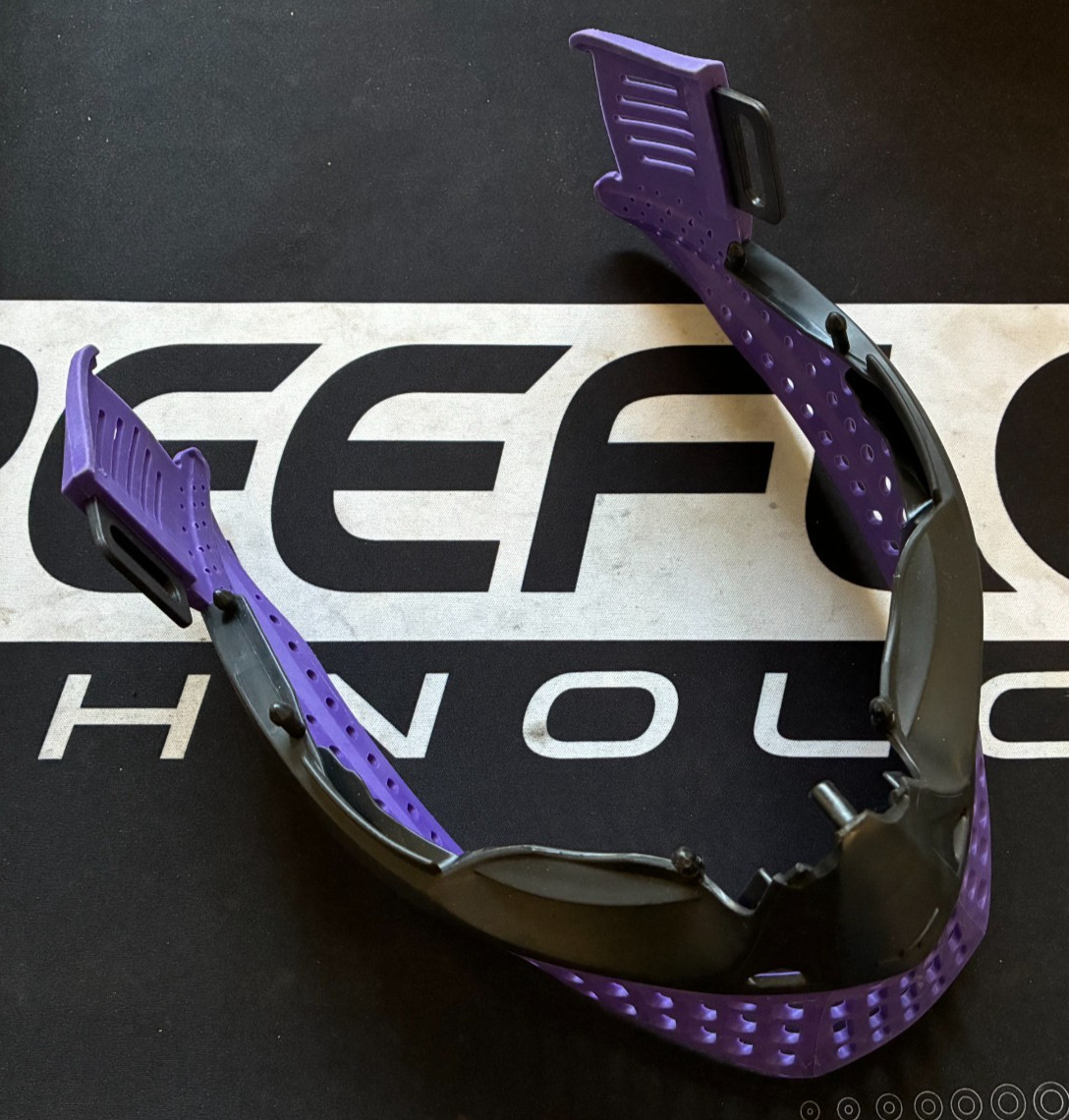 JT ProFlex X Goggle Flex Bottom Black/Purple Paintball Mask