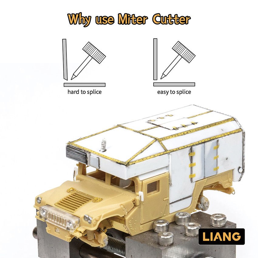 For LIANG-0236 Angle Length Adjustment Miter Cutter Labor-Saving Cutting-off Kit